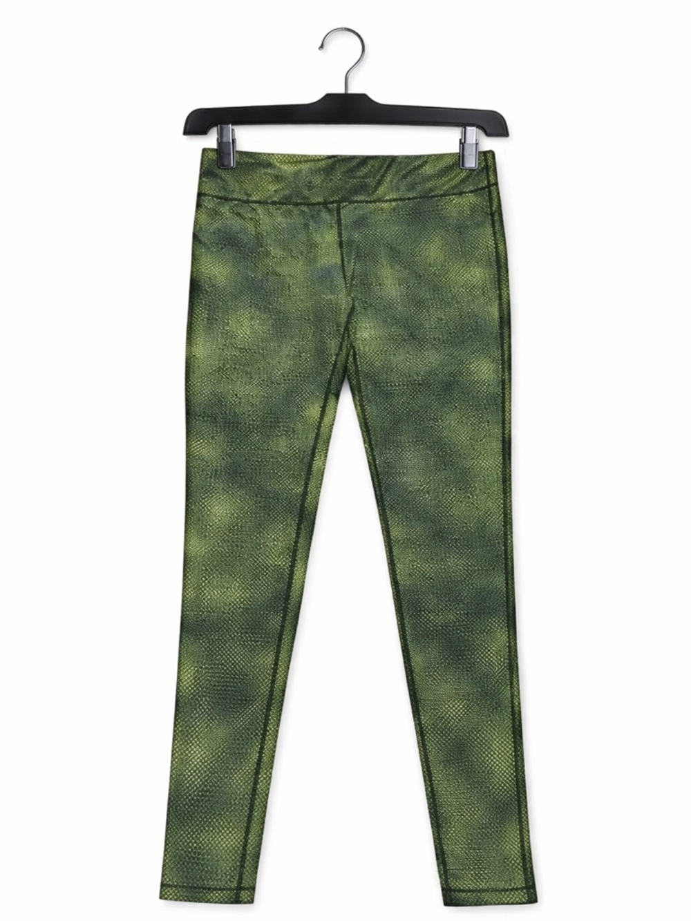 Xersion Women’s Leggings Size XL Neon Green/Black MidRise Drawstring Waist